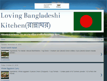 Tablet Screenshot of lovingbangladeshikitchen.com